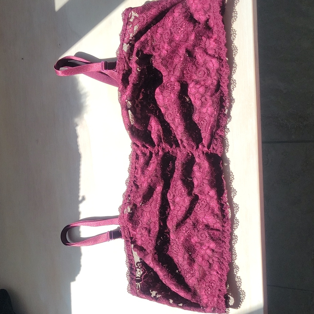 Torrid Stretch Lace Bralett Burgundy 2X